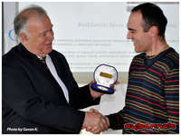 I also received a special honour as the National Road Race Champion, at the Bosnian Cycling Federation Ceremony, held on 6/Dec/2011 in Banja Luka.